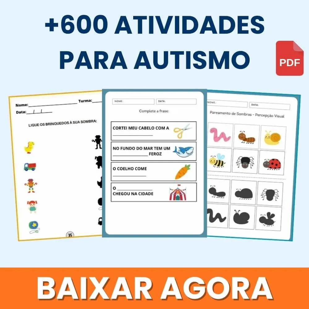 Atividades para Autismo para Imprimir em PDF