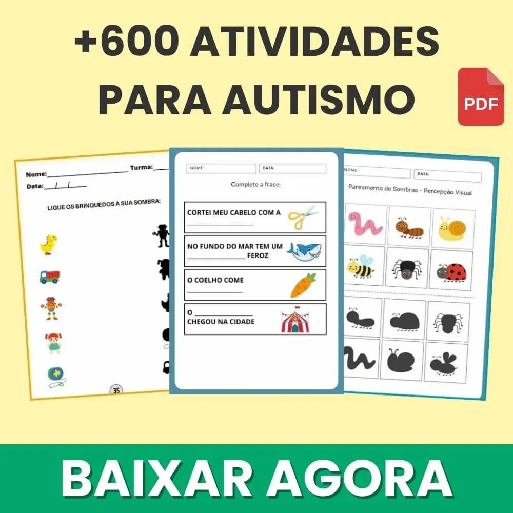 Atividades para Autismo para Imprimir em PDF