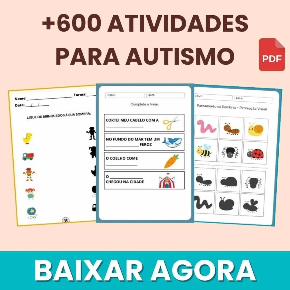 Atividades para Autismo para Imprimir em PDF