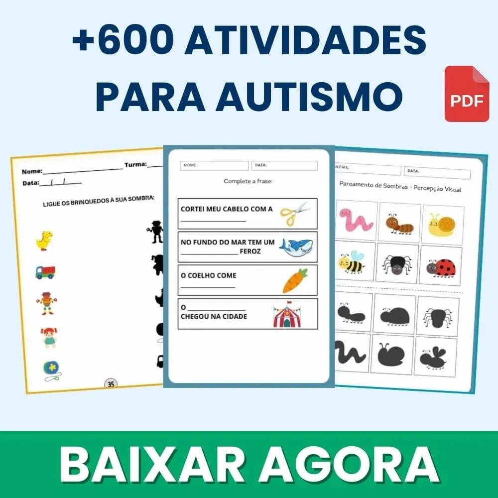 Atividades para Autismo para Imprimir em PDF