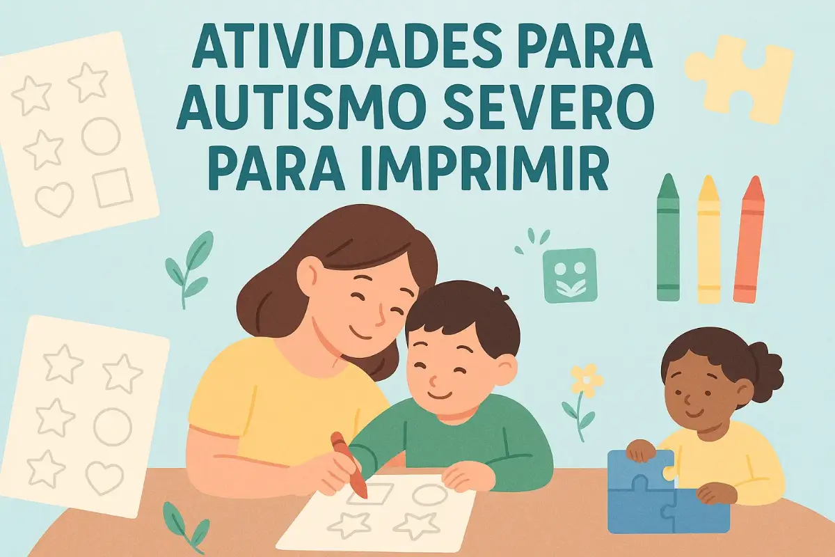 Atividades para Autismo Severo para imprimir em PDF