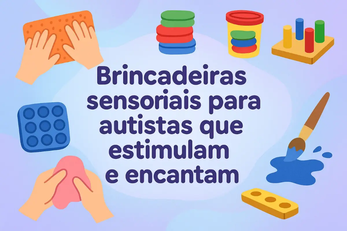 Quais são algumas brincadeiras sensoriais para Autistas?