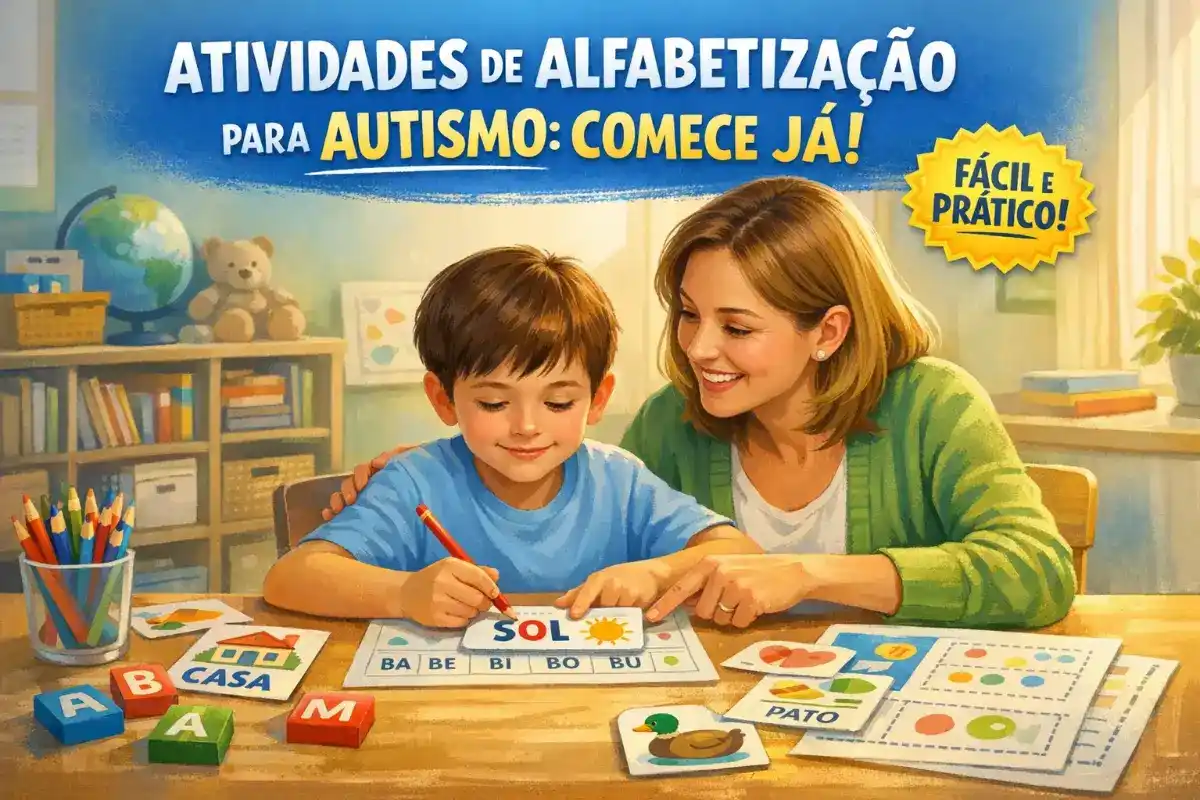 Atividades de alfabetização para Autismo: Comece já!