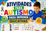 Atividades para Autismo para Imprimir Educativas