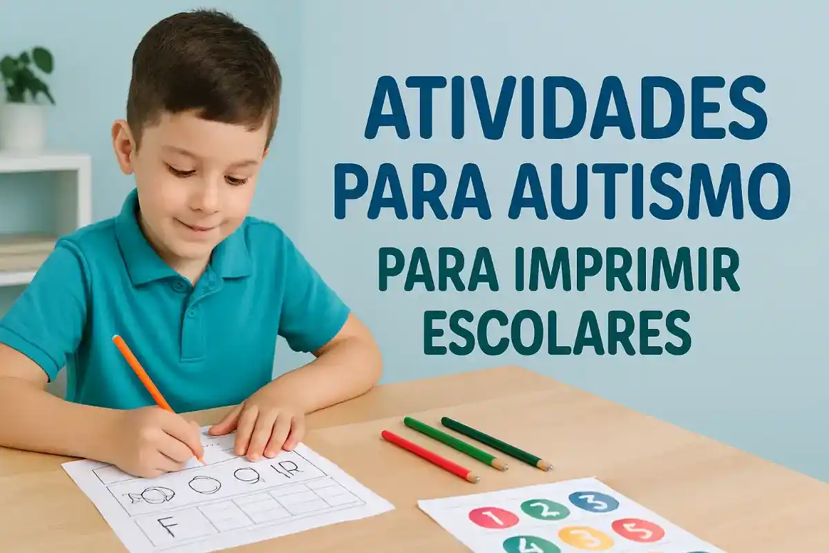 Atividades para Autismo para Imprimir Escolares