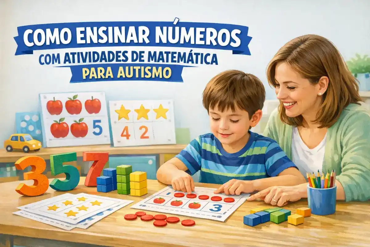 Como ensinar números com atividades de matemática para Autismo