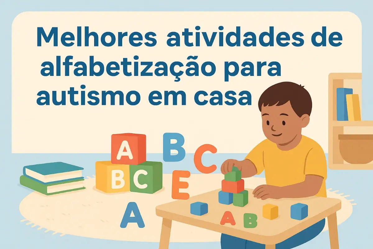 Melhores atividades de alfabetização para Autismo em casa