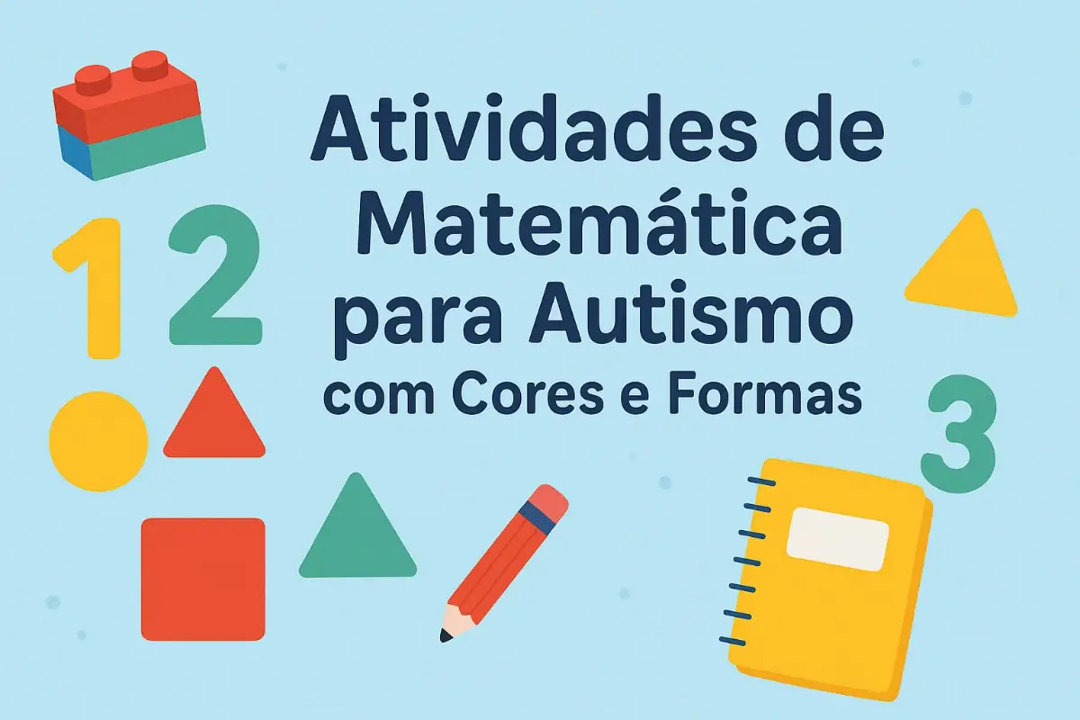 Atividades de Matemática para Autismo com Cores e Formas