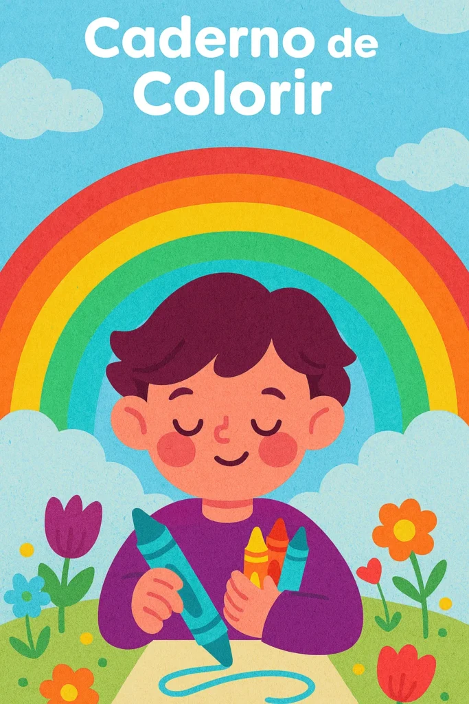 Caderno de Colorir para Autismo