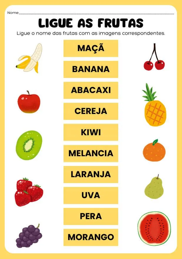 Atividades de Alfabetização para Autismo para Imprimir PDF
