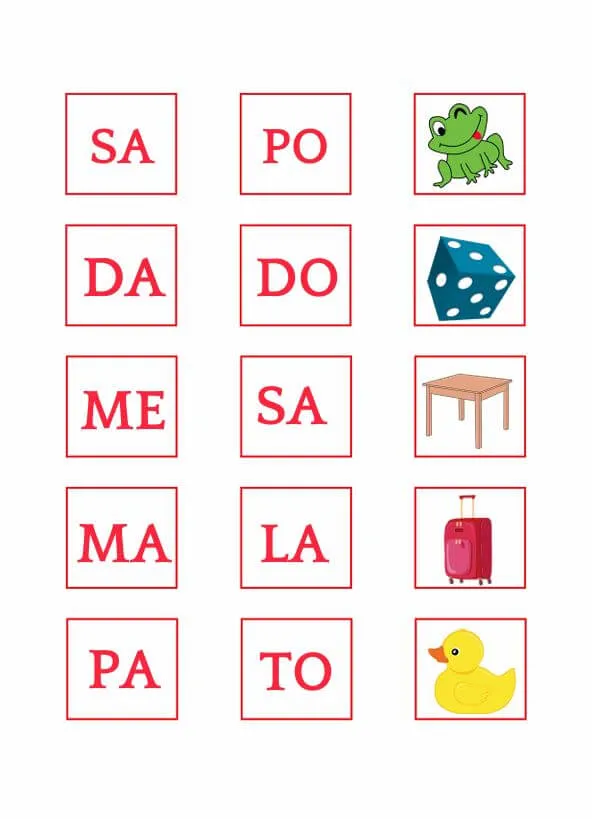 Atividades de Alfabetização para Autismo para Imprimir PDF