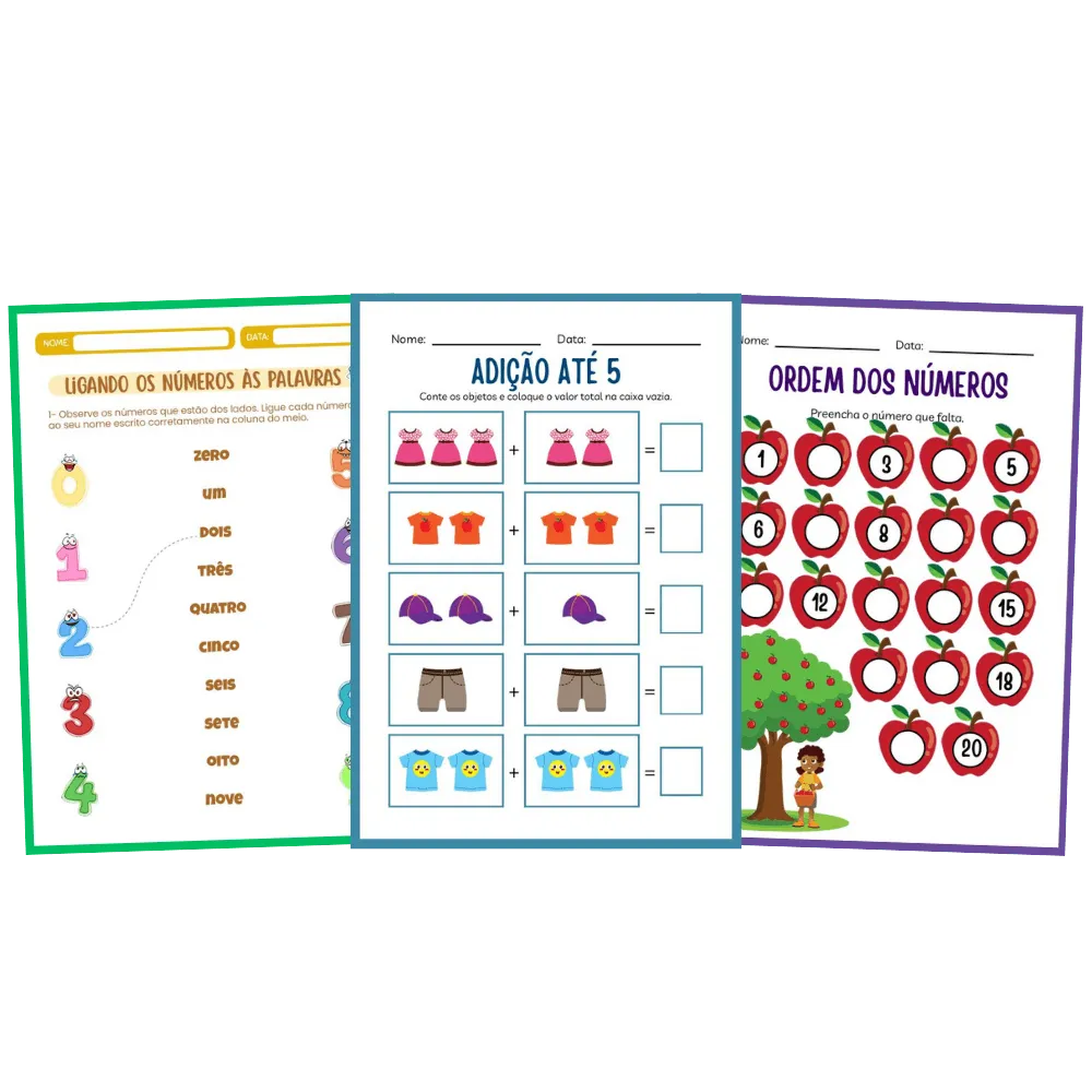 Atividades de Matemática para Autismo para Imprimir em PDF