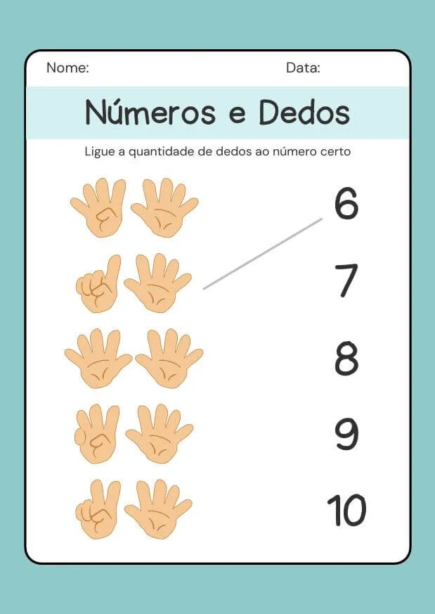 Atividades de Matemática para Autismo para Imprimir em PDF