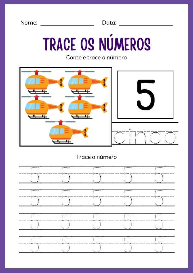 Atividades de Matemática para Autismo para Imprimir em PDF