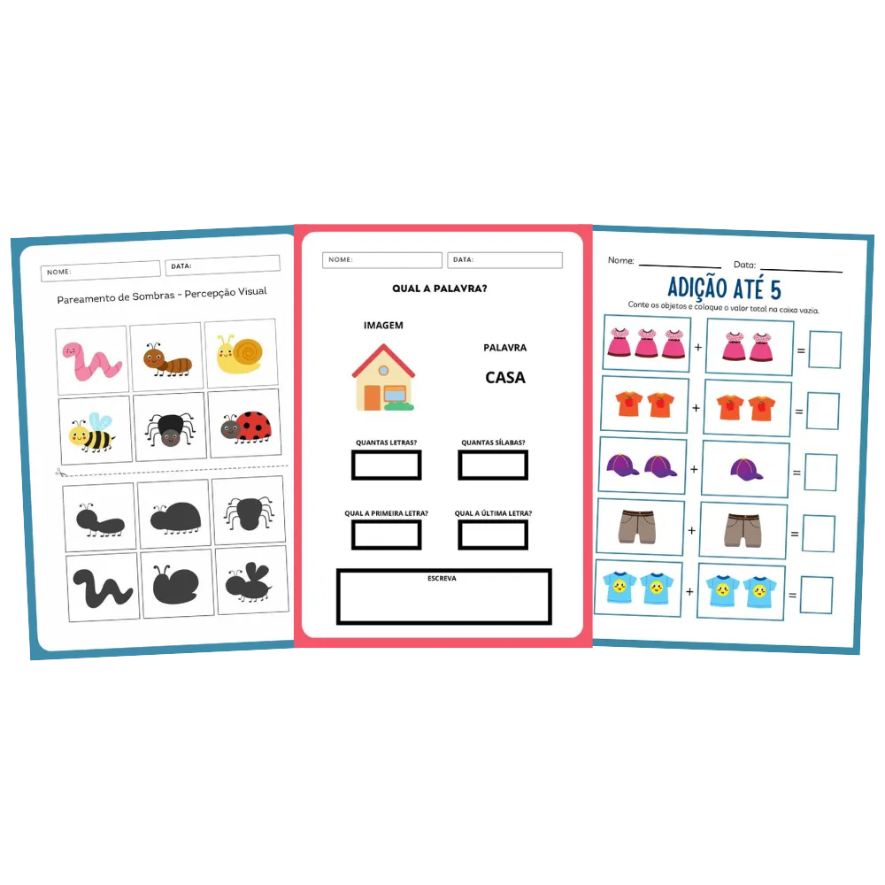 Atividades para Autismo para Imprimir PDF