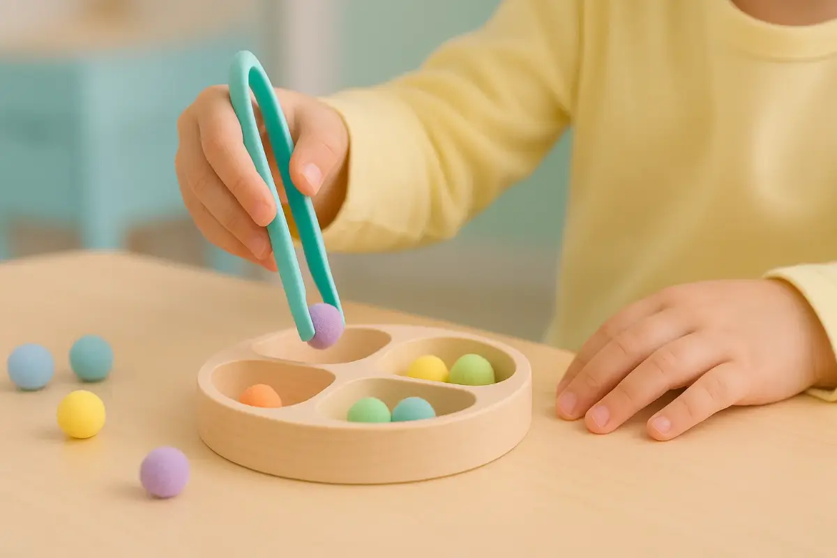 Atividades com pinça para desenvolver motricidade fina