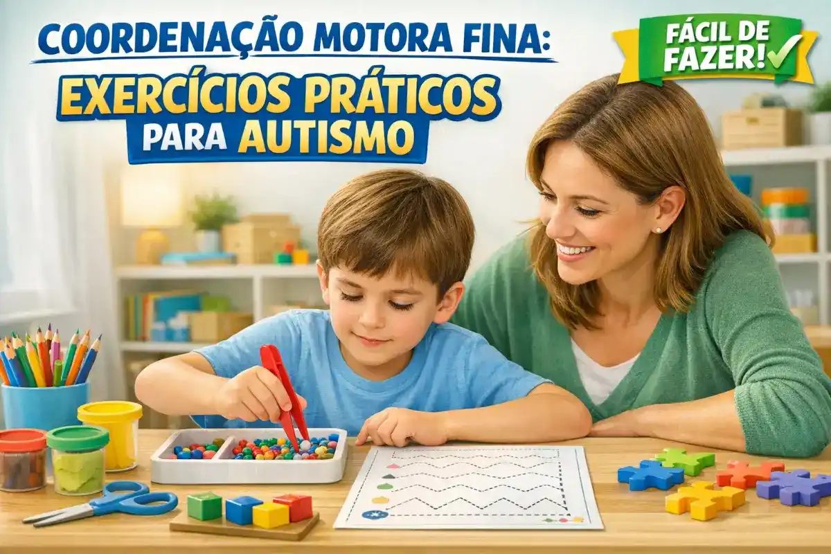 Coordenação Motora Fina: Exercícios Práticos para Crianças com Autismo