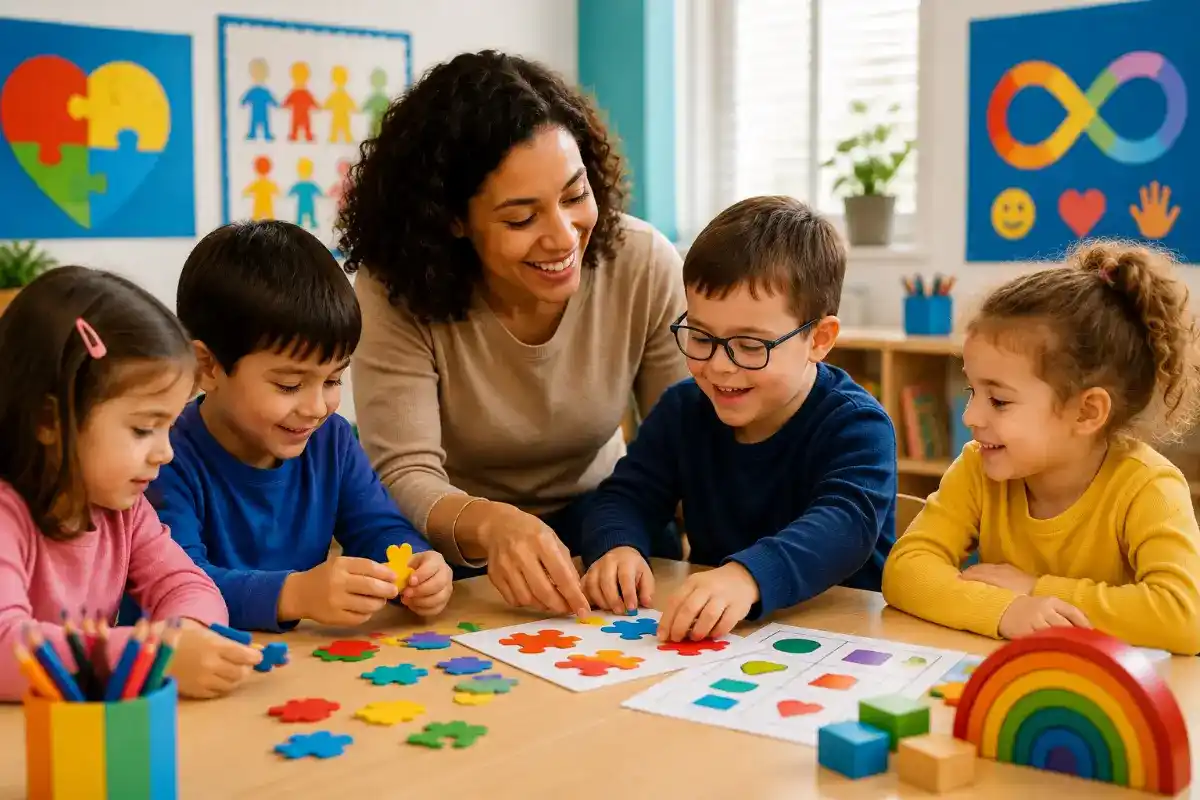Educação inclusiva: Como planejar aulas para crianças com autismo