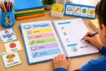 Como organizar o caderno de português de uma criança com autismo